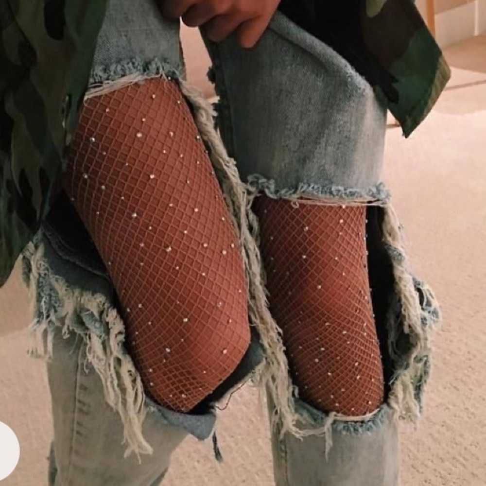 COPY - Rhinestone tights never worn